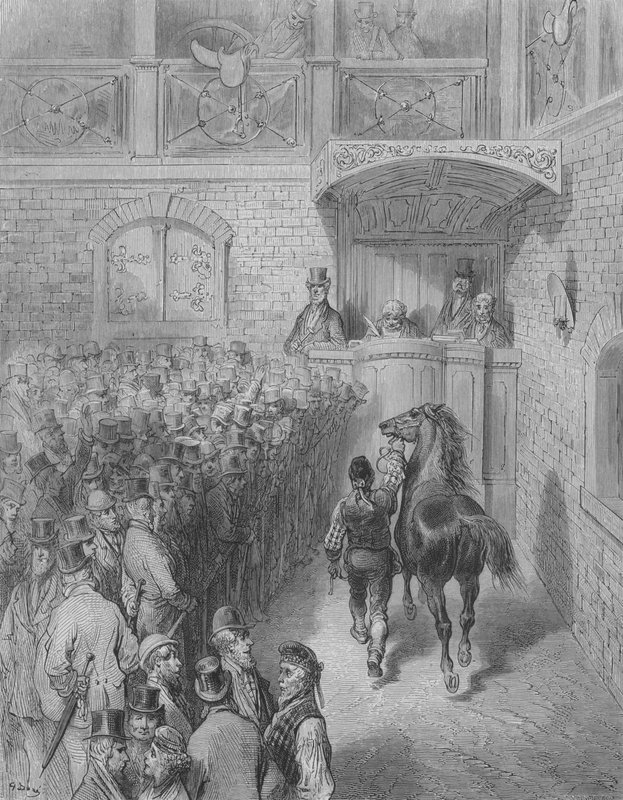 The Tattersall by Gustave after Dore