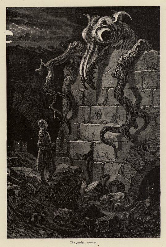 The Gnarled Monster by Gustave after Dore