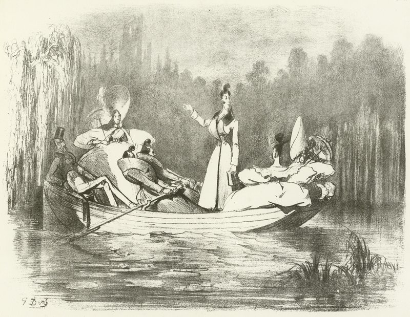 Dandyism Ruralising by Gustave Dore