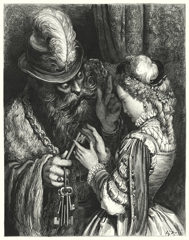 Blue Beard by Gustave Dore