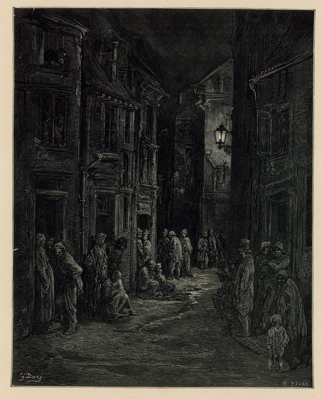 Slum Dwellings by Gustave Dore
