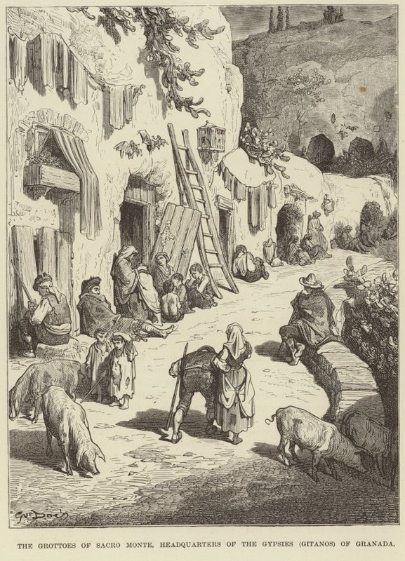 The Grottoes of Sacro Monte by Gustave Dore