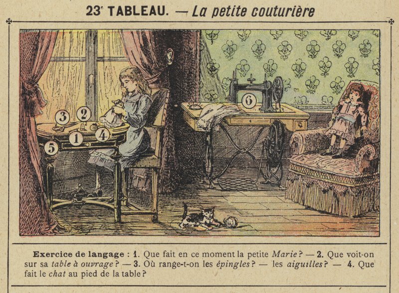 The Little Seamstress by Gustave Fraipont