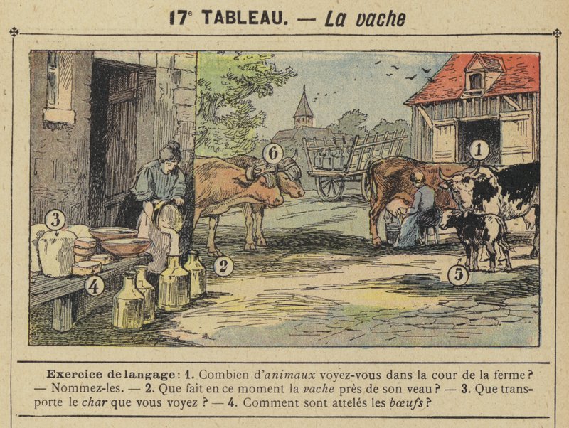 La vache by Gustave Fraipont