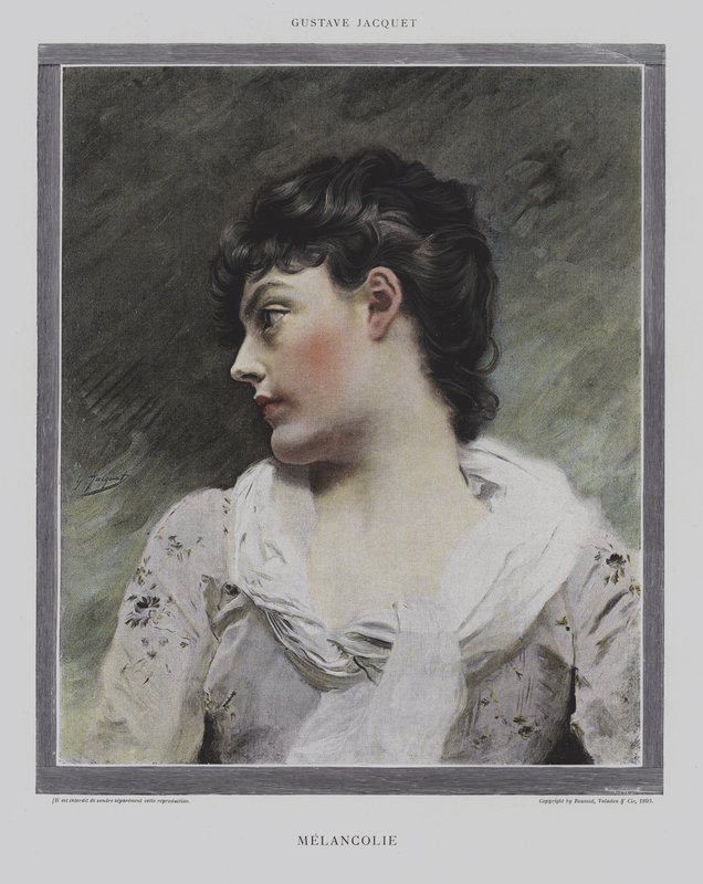 Melancholy by Gustave Jacquet