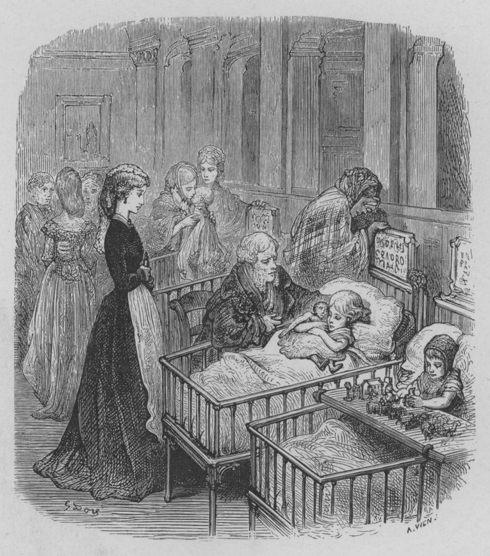 Hospital for Children by Gustave after Dore