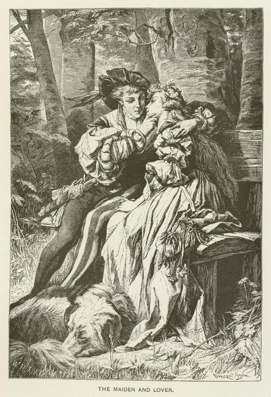 The Maiden and Lover by Gyula Benczúr
