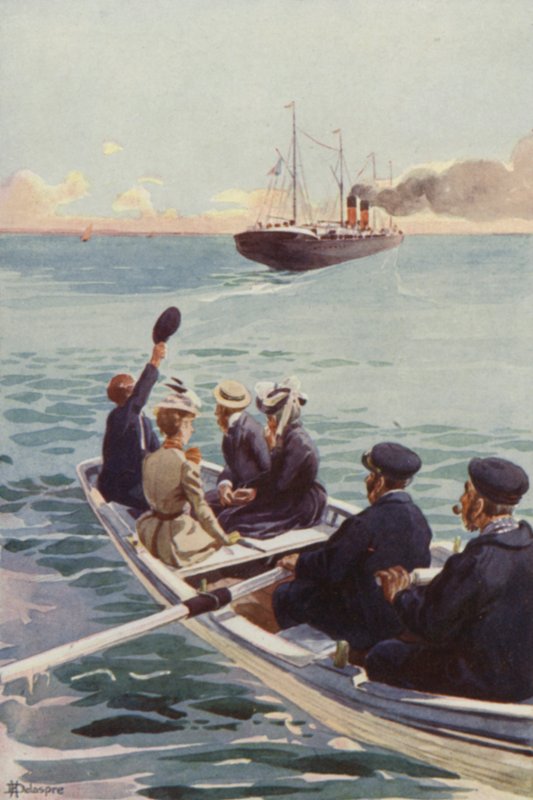 The Steamer Was Shrinking Every Second by H. Delaspre