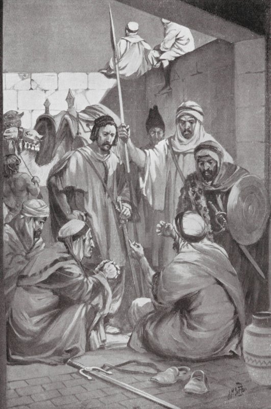 Arabs Planning a Revolt by H. M. (after) Burton