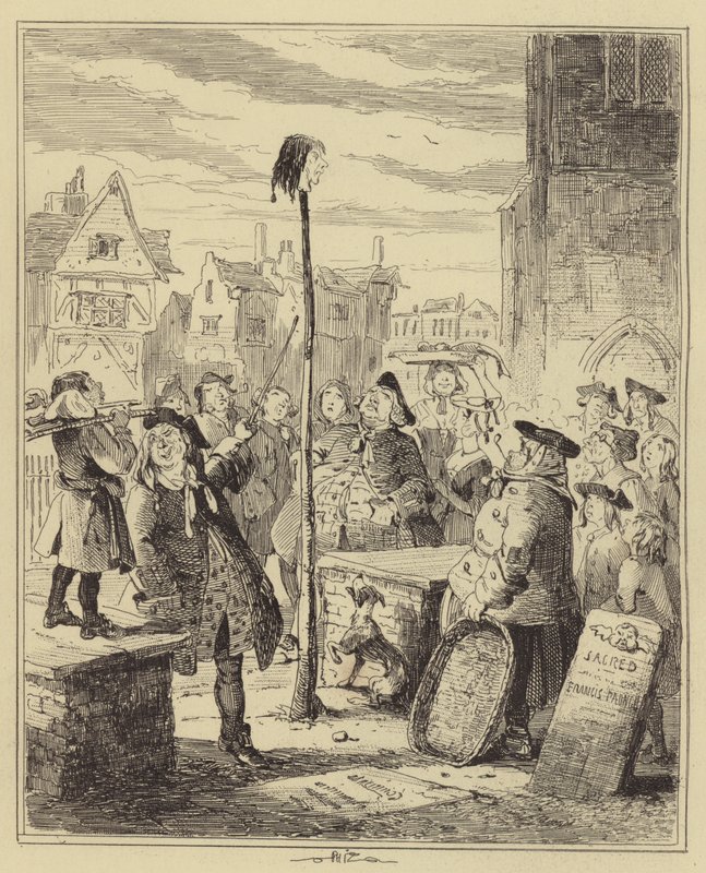 A Poll on a Pole by Hablot Knight Browne