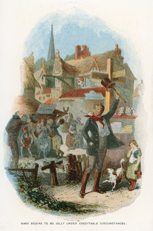 Illustration for Martin Chuzzlewit by Hablot Knight Browne