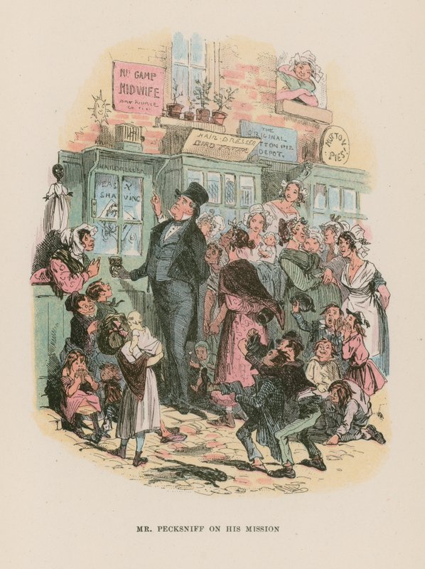 Illustration for Martin Chuzzlewit by Hablot Knight Browne