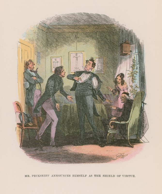 Illustration for Martin Chuzzlewit by Hablot Knight Browne