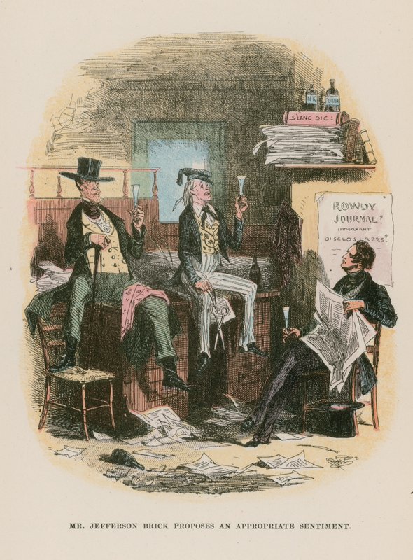 Illustration for Martin Chuzzlewit by Hablot Knight Browne