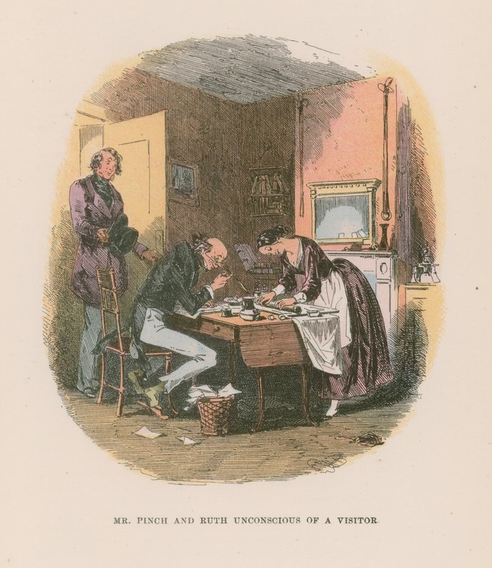 Illustration for Martin Chuzzlewit by Hablot Knight Browne