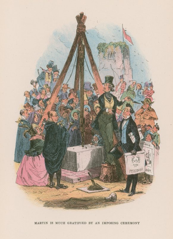 Illustration for Martin Chuzzlewit by Hablot Knight Browne