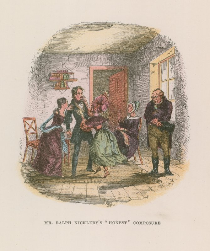 Illustration for Nicholas Nickleby by Hablot Knight Browne