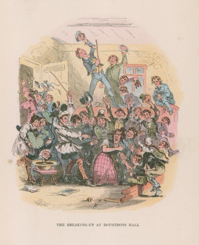 Illustration for Nicholas Nickleby by Hablot Knight Browne
