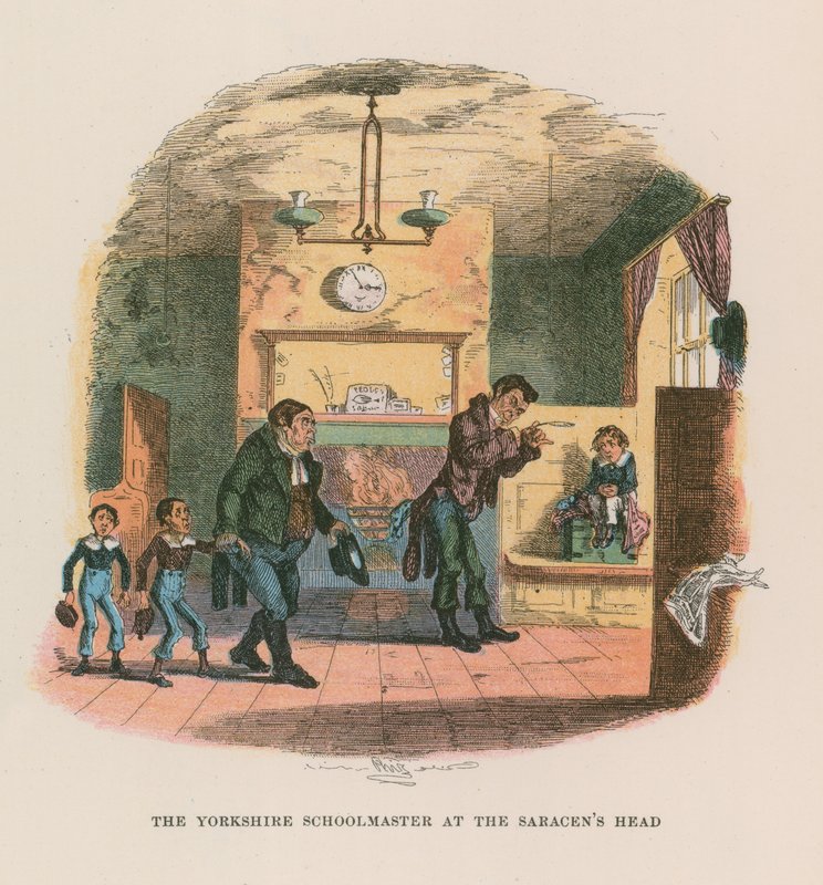 Illustration for Nicholas Nickleby by Hablot Knight Browne