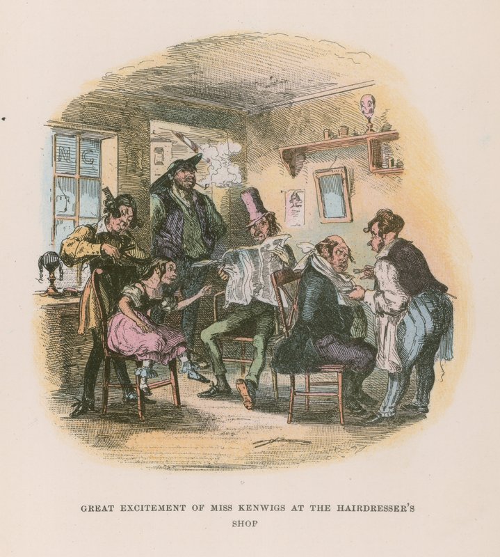 Illustration for Nicholas Nickleby by Hablot Knight Browne