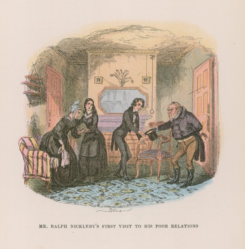 Illustration for Nicholas Nickleby by Hablot Knight Browne