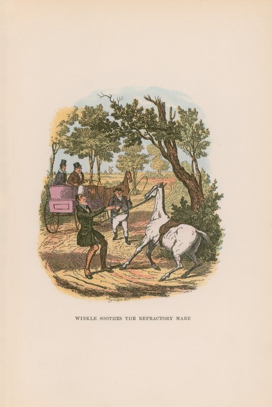 Illustration for Pickwick Papers by Hablot Knight Browne