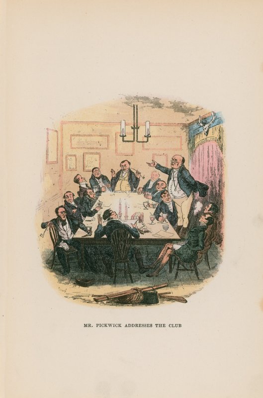 Illustration for Pickwick Papers by Hablot Knight Browne