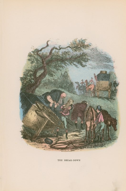 Illustration for Pickwick Papers by Hablot Knight Browne