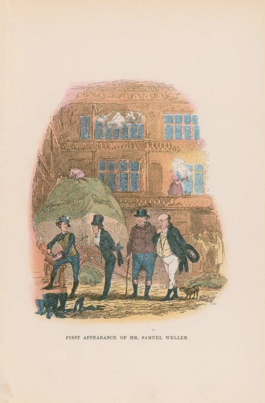 Illustration for Pickwick Papers by Hablot Knight Browne