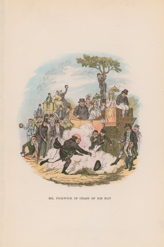 Illustration for Pickwick Papers by Hablot Knight Browne