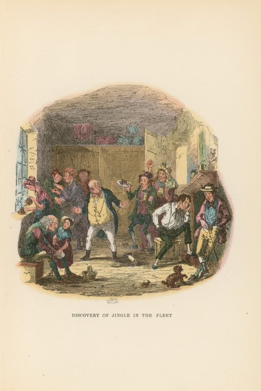 Illustration for Pickwick Papers by Hablot Knight Browne