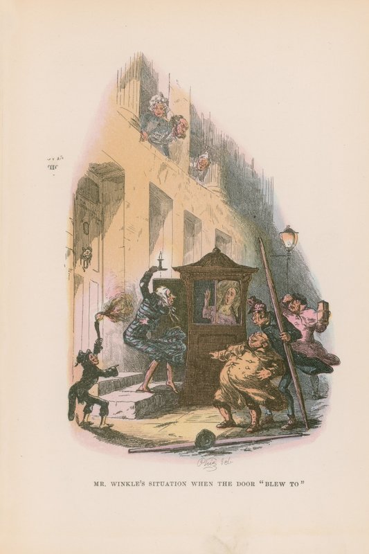 Illustration for Pickwick Papers by Hablot Knight Browne