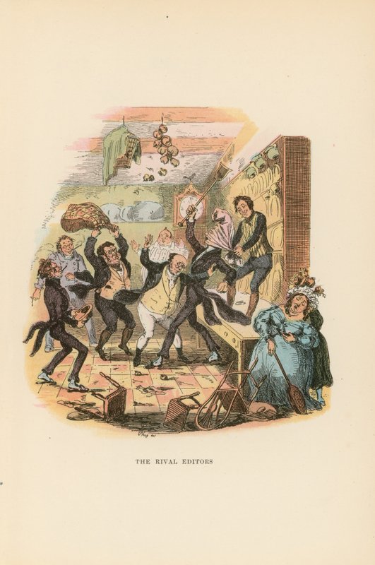 Illustration for Pickwick Papers by Hablot Knight Browne