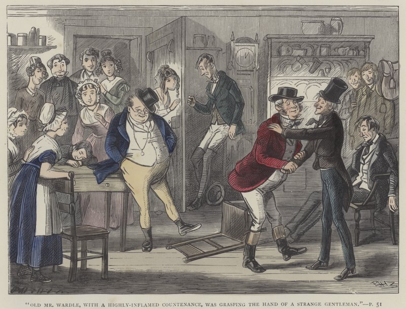 Illustration for Pickwick Papers by Hablot Knight Browne