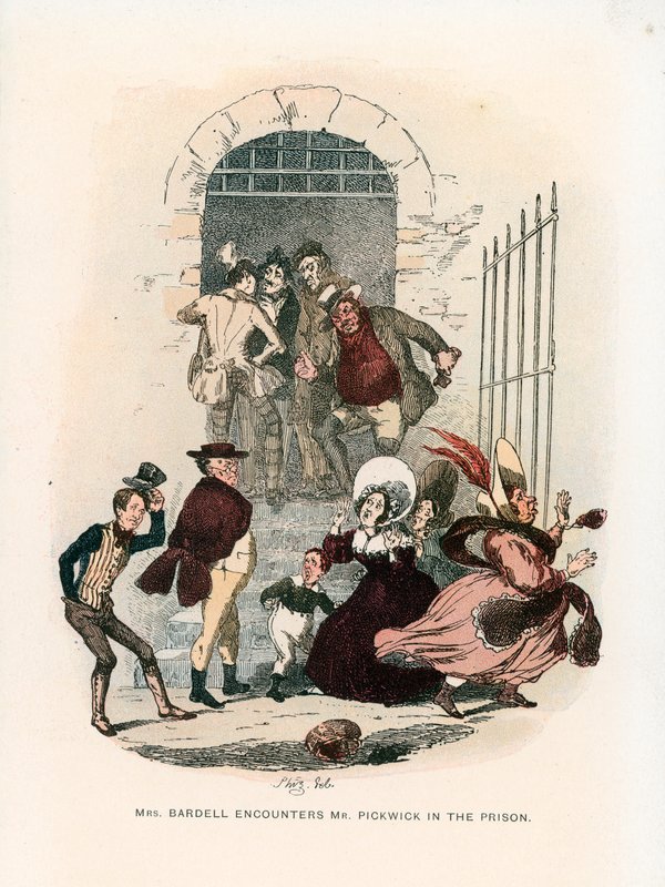 Illustration for the Pickwick Papers by Hablot Knight Browne