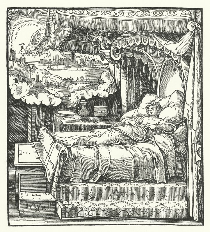 The Vision of the Sibyl by Hans (after) Burgkmair