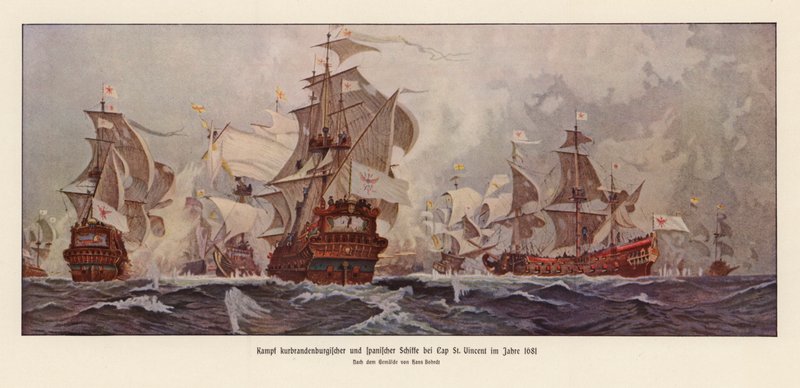 Battle of Cape St Vincent by Hans Bohrdt