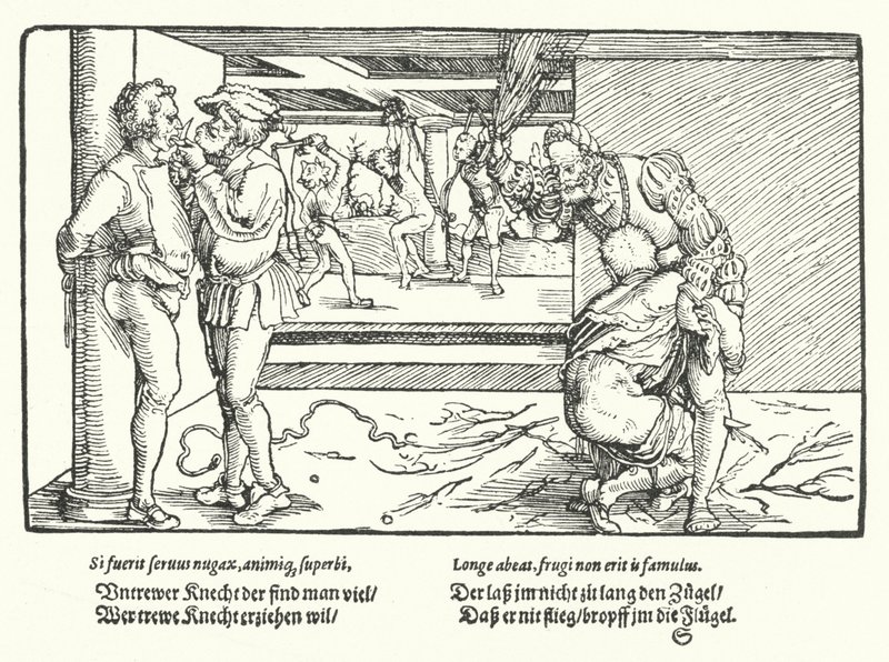 The punishment of servants by Hans Burgkmair
