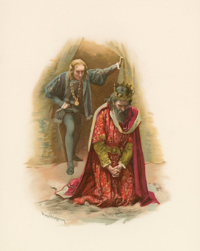 Hamlet and the King by Harold Copping