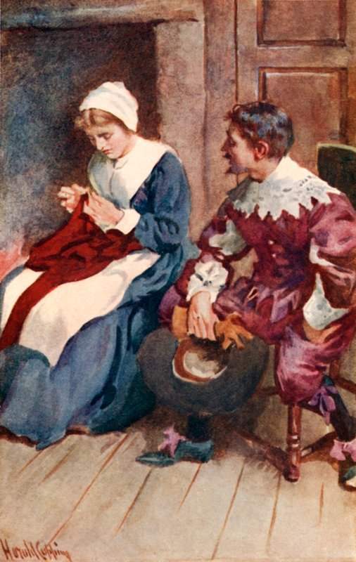 Mr Brisk and Mercy by Harold Copping