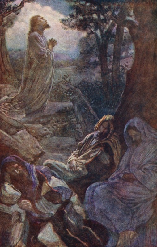 New Testament: Gethsemane by Harold Copping