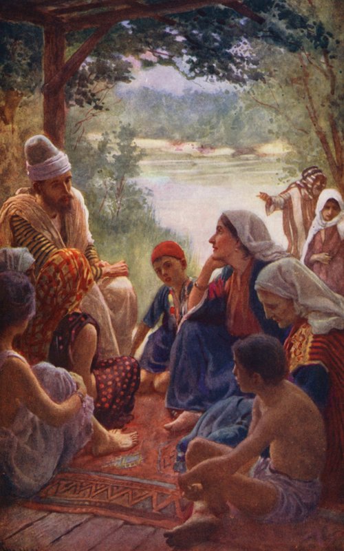 New Testament: Lydia by Harold Copping