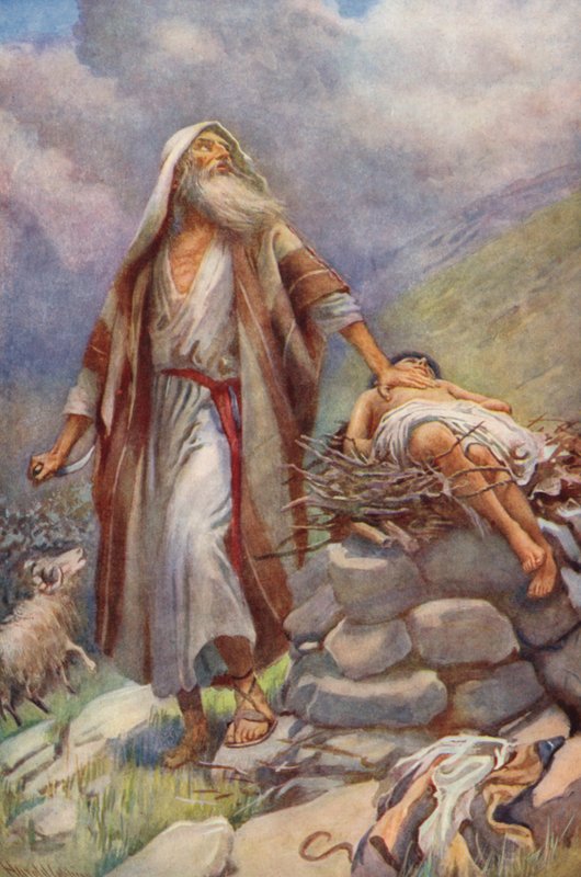 Old Testament: Abraham and Isaac by Harold Copping