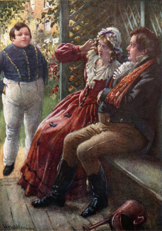 The Fat Boy Awake by Harold Copping