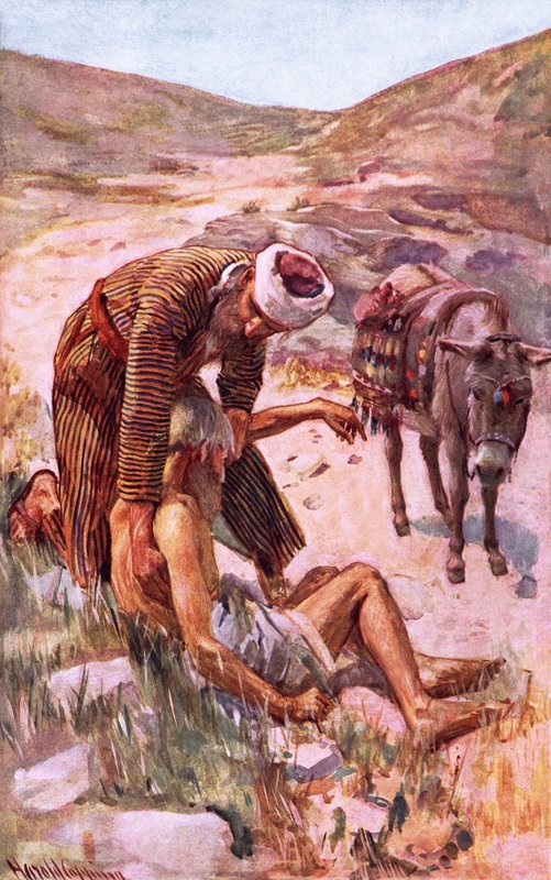 The Good Samaritan by Harold Copping