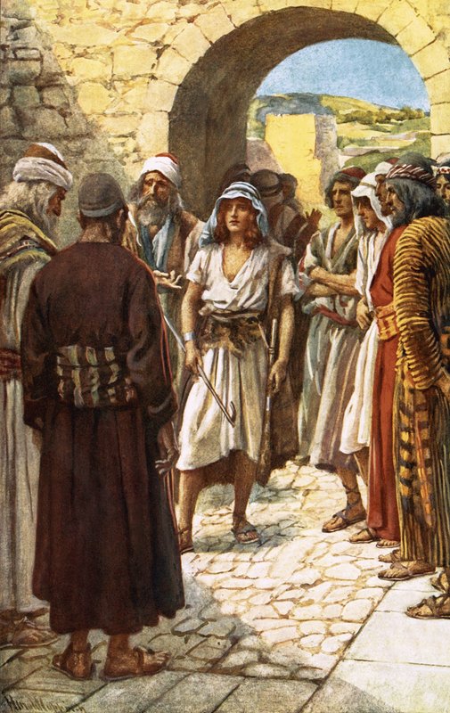 The anointing of David by Harold Copping