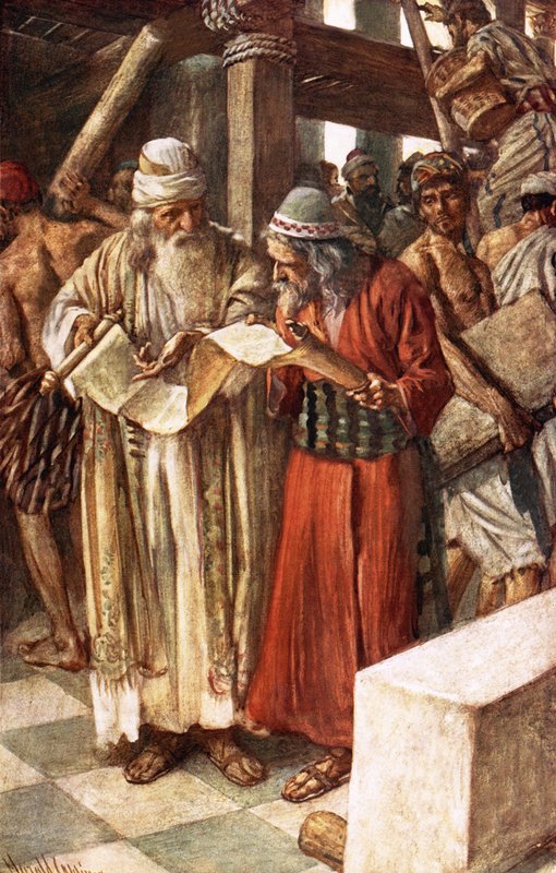 The Finding of the Book by Harold Copping