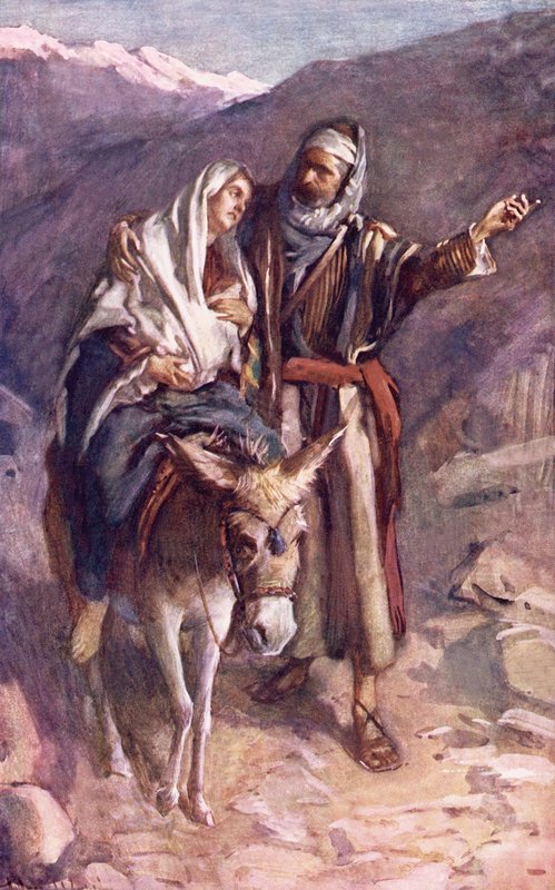 The Flight into Egypt by Harold Copping