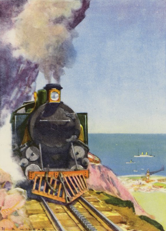 A Mountain Railway in the Andes by Harold Robert Millar