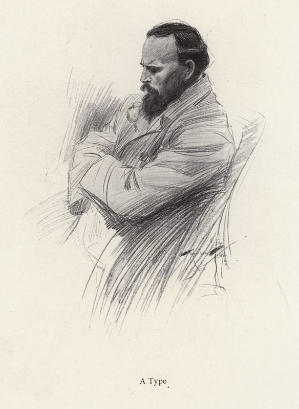 Portrait of a Seated Man by Harrison Fisher